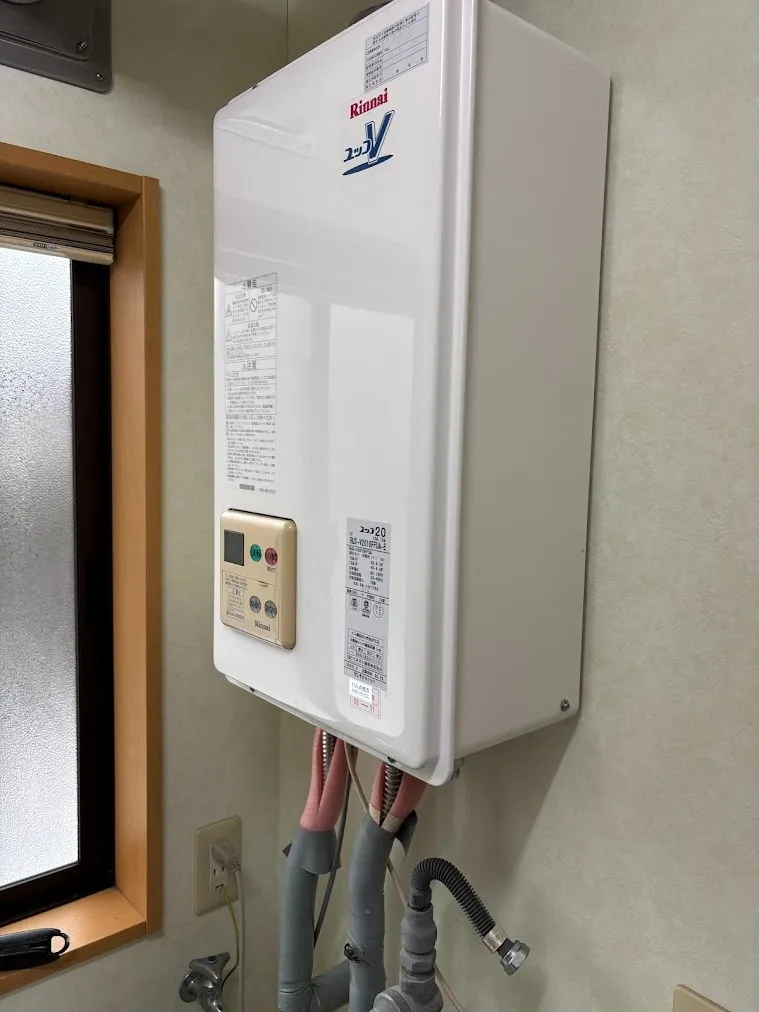 屋内給湯器入替工事