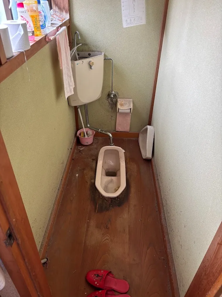 和式トイレから洋式トイレへ